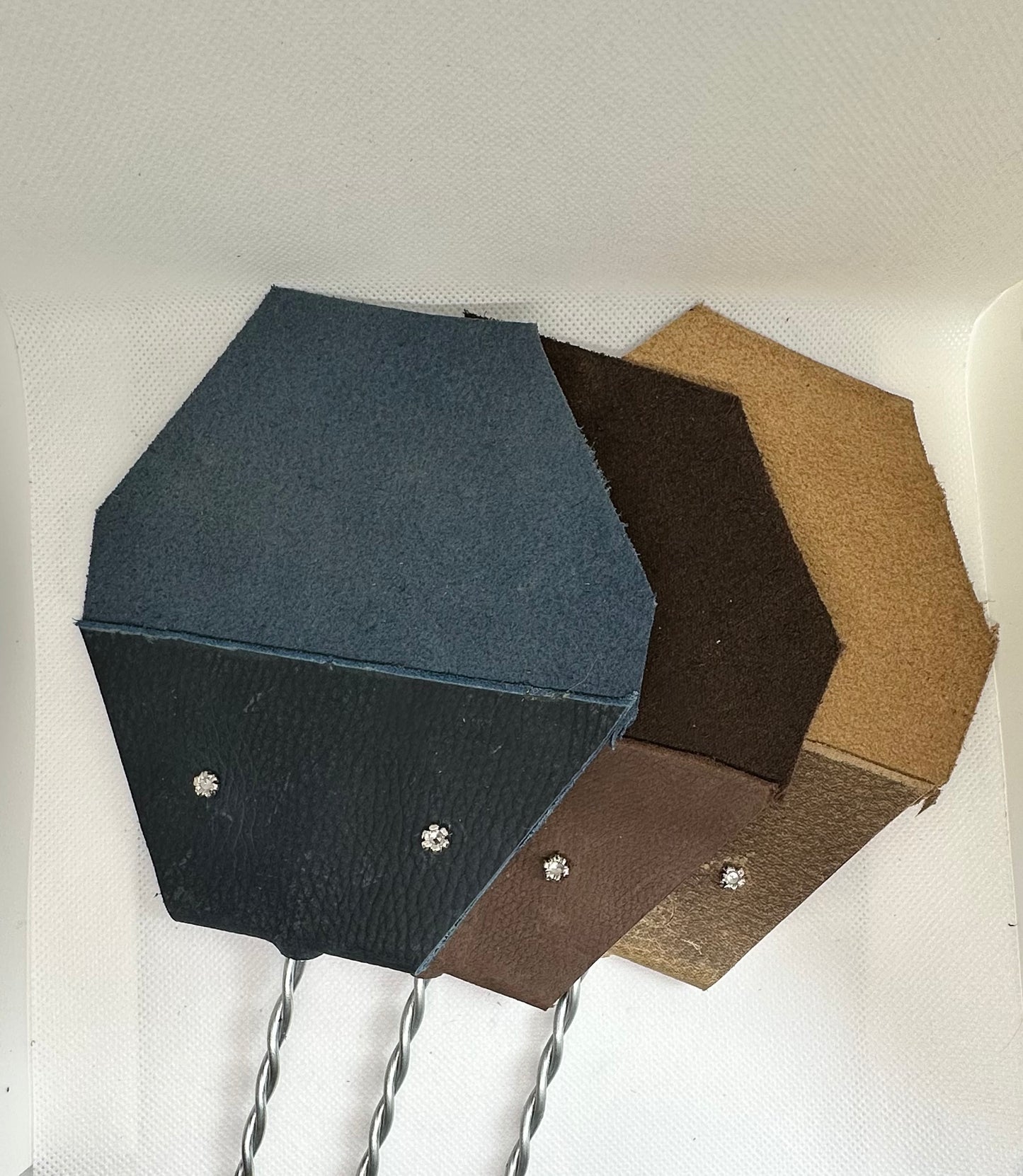 Premium Leather Fly Swatter with Metal Handle – Durable, Heavy-Duty