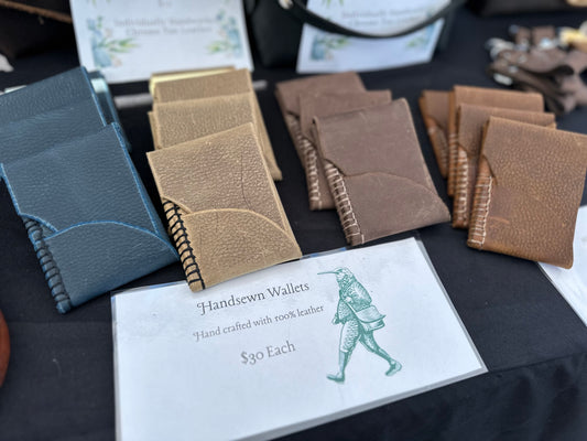 Slim Full-Grain Leather Front Pocket Wallet | Minimalist Card Holder